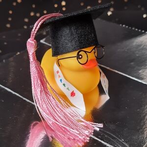 Graduate Duck Glasses PINK Tassel